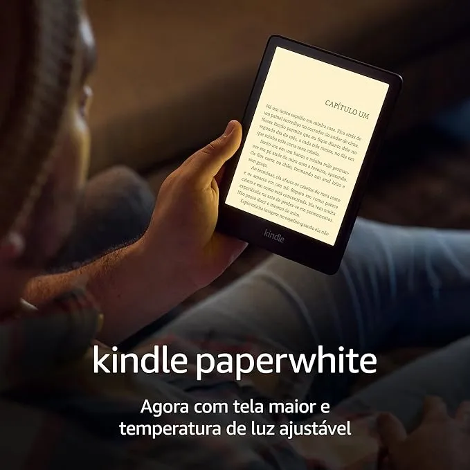 Kindle Paperwhite 16 Gb: Tela De 6,8